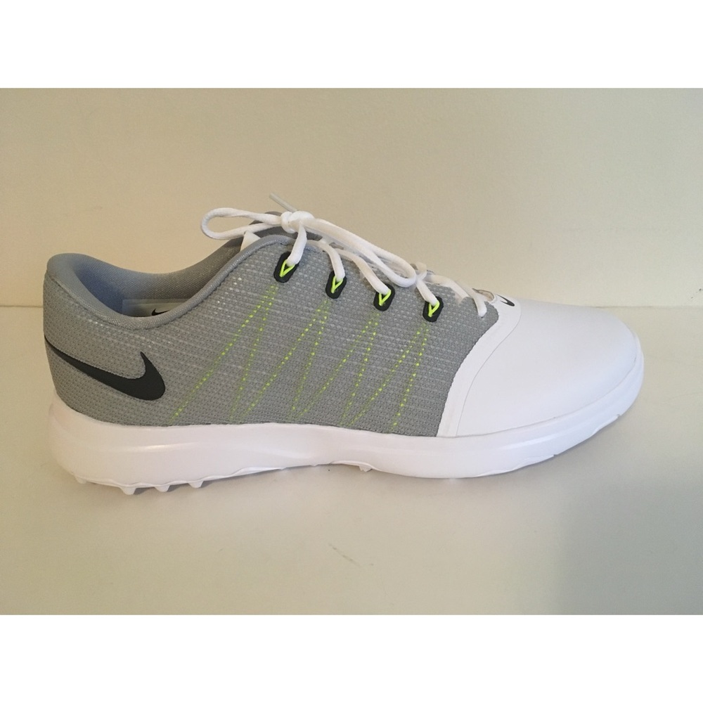 NWT Gray & White Nike Lunar Empress 2 Golf Shoe Size 9.5
